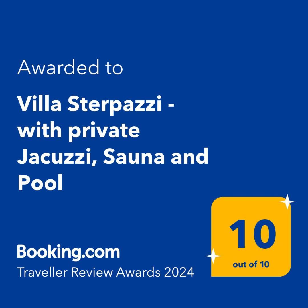 Villa Sterpazzi - Near Porec With Sea View, Private Jacuzzi, Sauna And Pool Višnjan Buitenkant foto